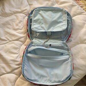 Vera Bradley Light Blue Disney  Hanging Cosmetic Case